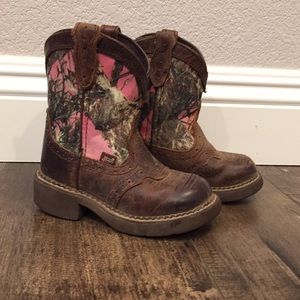 Toddler girls 9.5 Justin cowboy boots